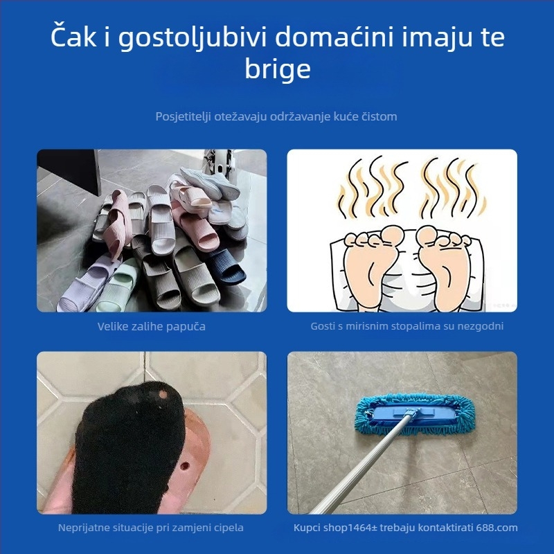 Xianghe Zaštitna navlaka za obuću - plastična, otporna na prašinu, jednokratna