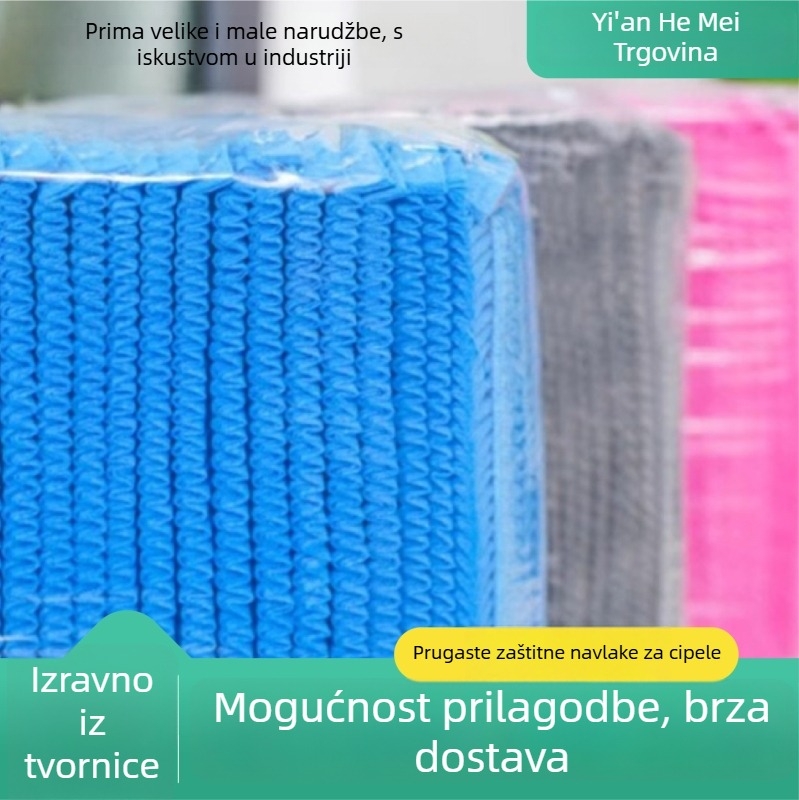 Jednokratne navlake za cipele od netkanog materijala, deblje, prozračne, zaštita od prašine, za odrasle