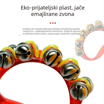 Beibeimiao drndalica za djecu — polukružna ručna zvončić, Orffov glazbeni instrument, pakiranje Opp bag, podrijetlo: Yanshi, Henan