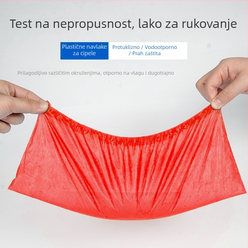 Jednokratne navlake za cipele od CPE, ekstra debeli, protuklizne, vodootporne i otporne na prašinu, za unutarnju uporabu