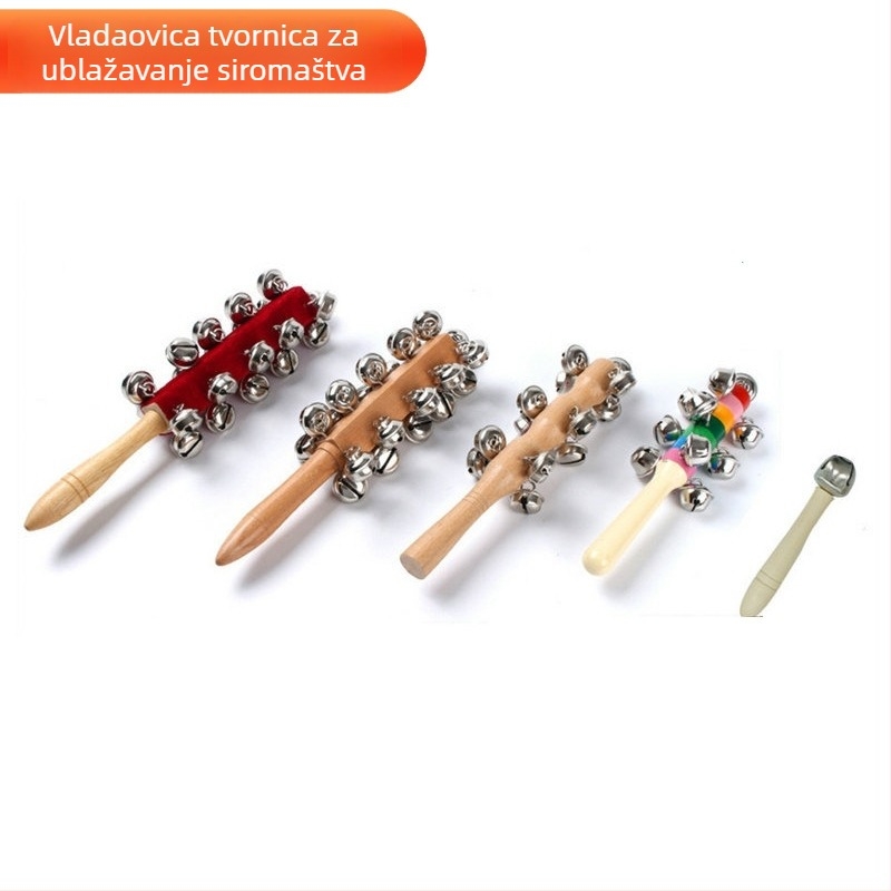 Seedling skup kambenki s štapovima za djecu – Orffov inspirirani udarni instrument za podučavanje i nastupe (13 i 21 zvončić, dob 4–6 godina)