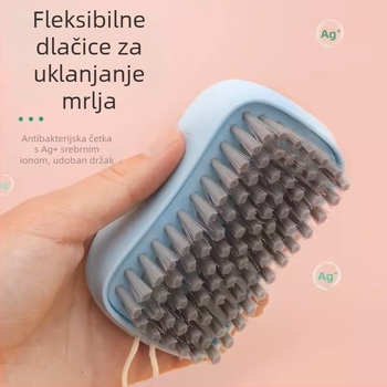 Miaojie četka za cipele s mekanim i tvrdim plastičnim dlačicama za kućno čišćenje i uklanjanje mrlja
