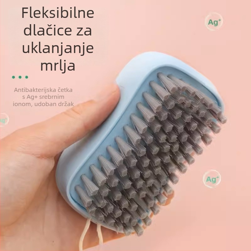 Miaojie četka za cipele s mekanim i tvrdim plastičnim dlačicama za kućno čišćenje i uklanjanje mrlja