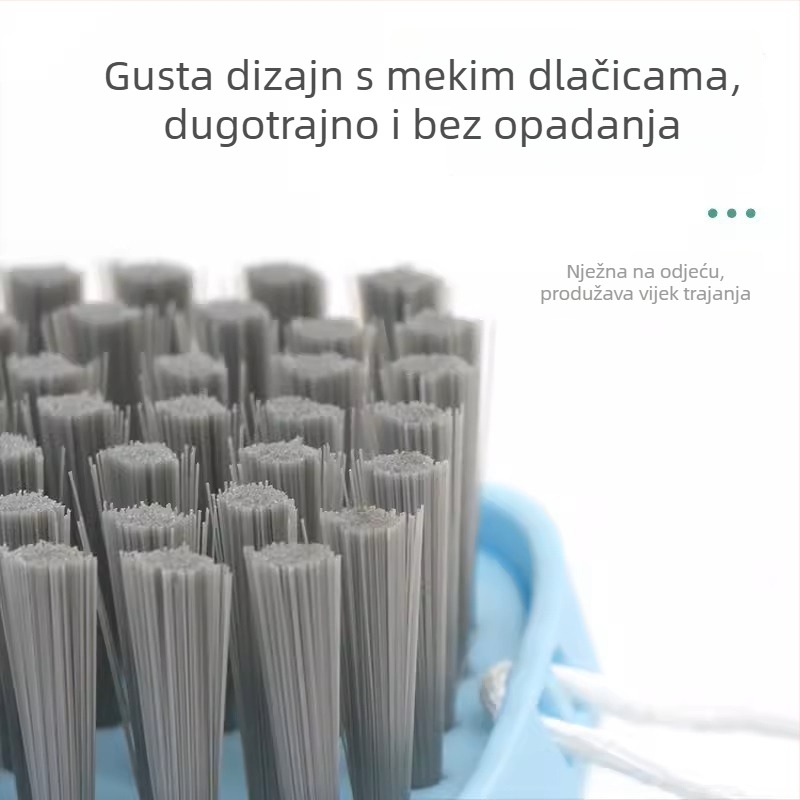 Miaojie četka za cipele s mekanim i tvrdim plastičnim dlačicama za kućno čišćenje i uklanjanje mrlja