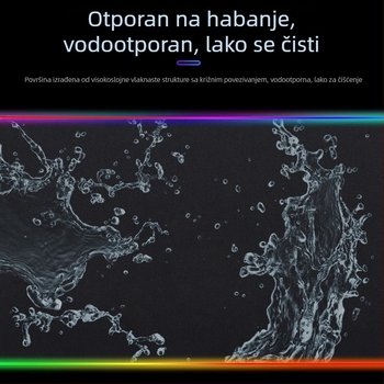 Podlog za tipkovnicu i miša - protuklizna površina, prilagođeni logo, OEM opcije, materijal: prirodni kaučuk + platno