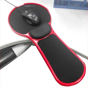 Podloga za miš za stol s jastučićem za zglob – ABS, injekcijsko oblikovanje, jednostrana, OEM prilagodljivo