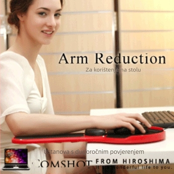 Podloga za miš za stol s jastučićem za zglob – ABS, injekcijsko oblikovanje, jednostrana, OEM prilagodljivo