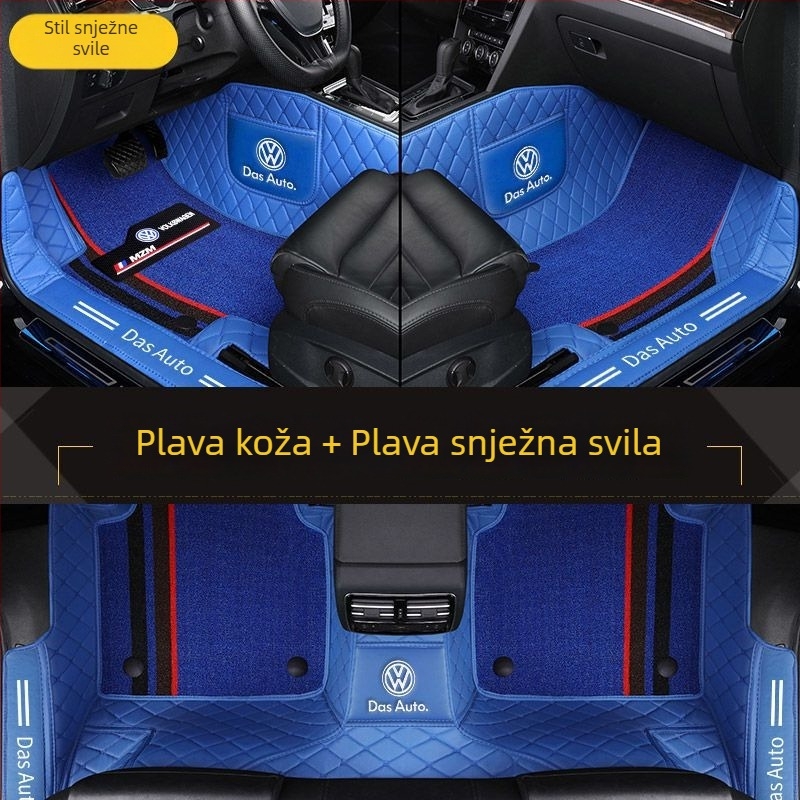 Potpune zaštitne podne prostirke za VW modele (Materijal: TPE + XPE s protukliznim slojem; Debljina: 20mm; Težina: 5kg; Stil: kožne podne prostirke)