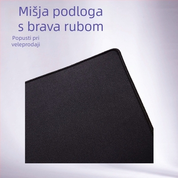 Podloga za miš, gumena, rub šivan, podrška zglobu, OEM/prilagodba, model cxwf2088