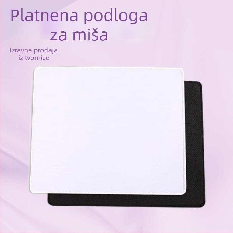 Podloga za miš, gumena, rub šivan, podrška zglobu, OEM/prilagodba, model cxwf2088