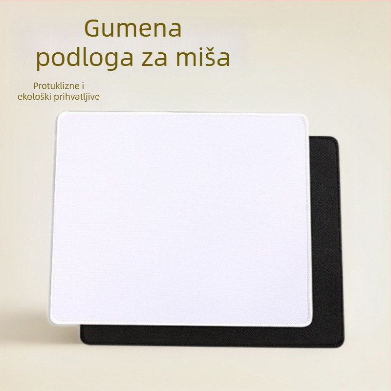 Podloga za miš, gumena, rub šivan, podrška zglobu, OEM/prilagodba, model cxwf2088