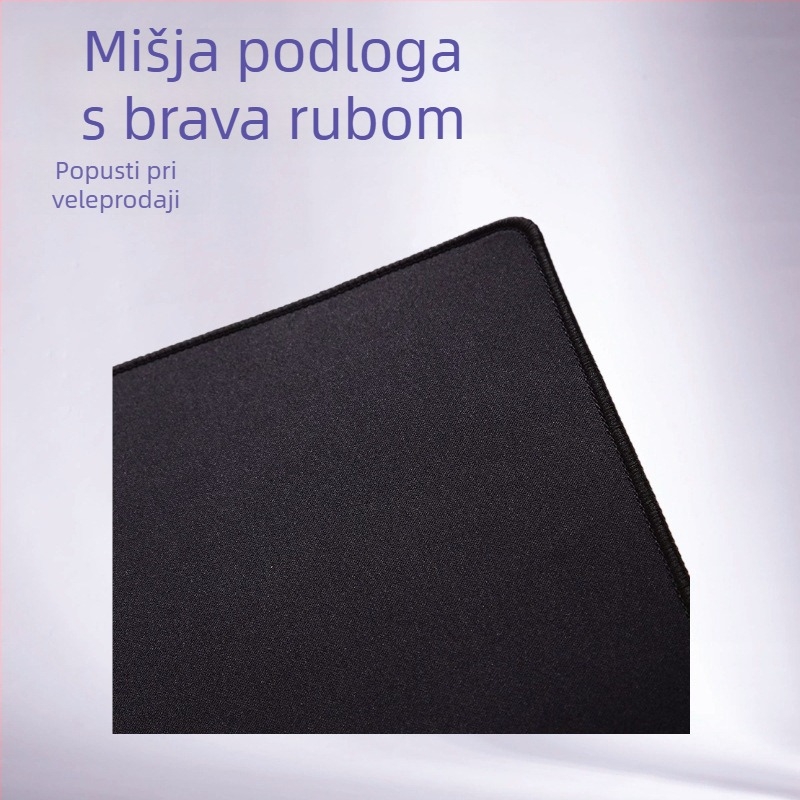 Podloga za miš, gumena, rub šivan, podrška zglobu, OEM/prilagodba, model cxwf2088