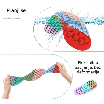 X7 silikonska podloga za dlan klavijature u obliku srca, za ured i igranje, potpora zapešća, injekcijsko oblikovanje
