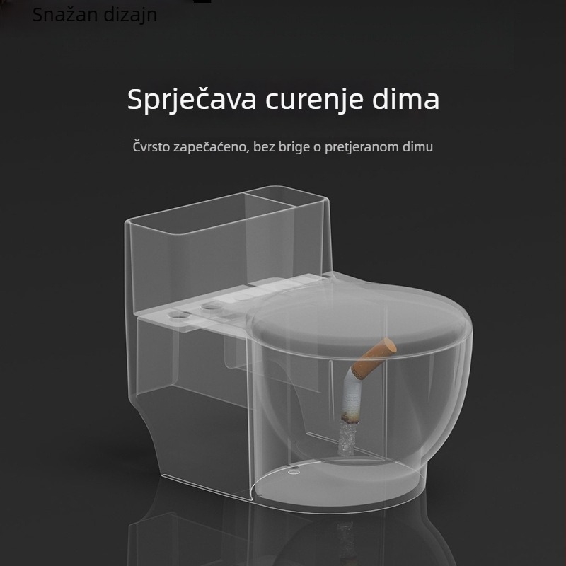 Plastični zidni pepelnjak s poklopcem, za kućnu upotrebu, pogodna za dnevni boravak ili kupaonu