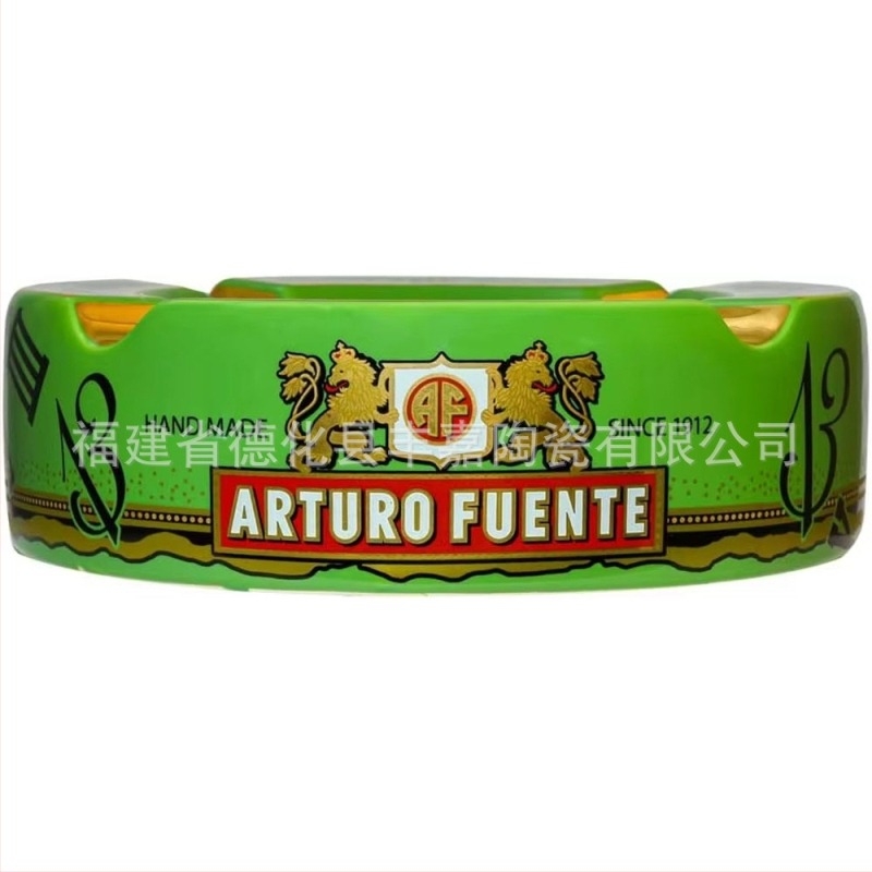 Keramički pepeljar za cigare, kolekcionarski komad, moguć tiskanje logotipa, paket od 36 komada, pogodan kao poklon