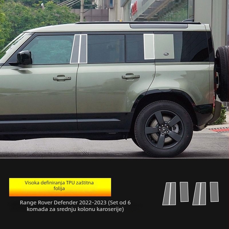 Zaštitni film za navigaciju i zaslon instrumenta za Land Rover Defender, kaljeno, unutarnja zaštita