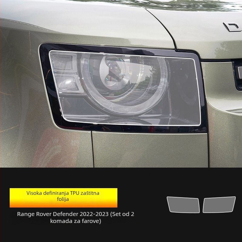 Zaštitni film za navigaciju i zaslon instrumenta za Land Rover Defender, kaljeno, unutarnja zaštita