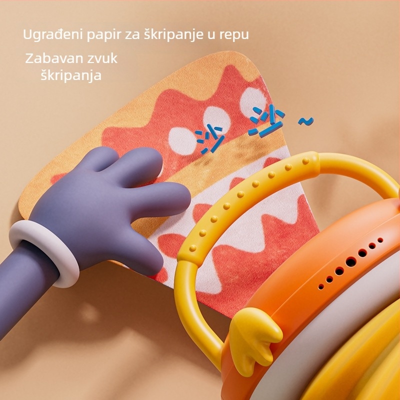 Sova akordeon igračka za vješanje – glazbena, edukativna, plastična, za djecu 0-3 godine, razvija intelekt i koordinaciju ruke i oka