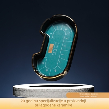 Keramički pepeljara, moderan minimalistički dizajn s funkcijom pohrane, prilagodljivi stolni ukras Jinshang yipin