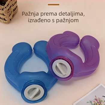 U-oblikovana vrećica za toplu vodu za vrat i ramena, punjenje vodom, dvostruka upotreba toplo/hladno, PVC visoke gustoće