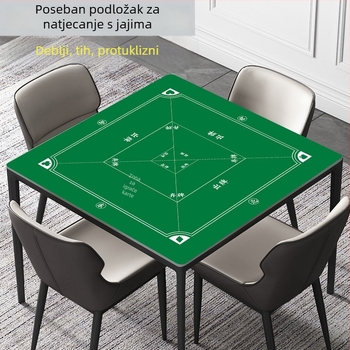 Podmetač za stol za razbijanje jaja — gumena podloga, jednostrana, tisak toplinskim prijenosom, moguć logo, OEM/prilagodba
