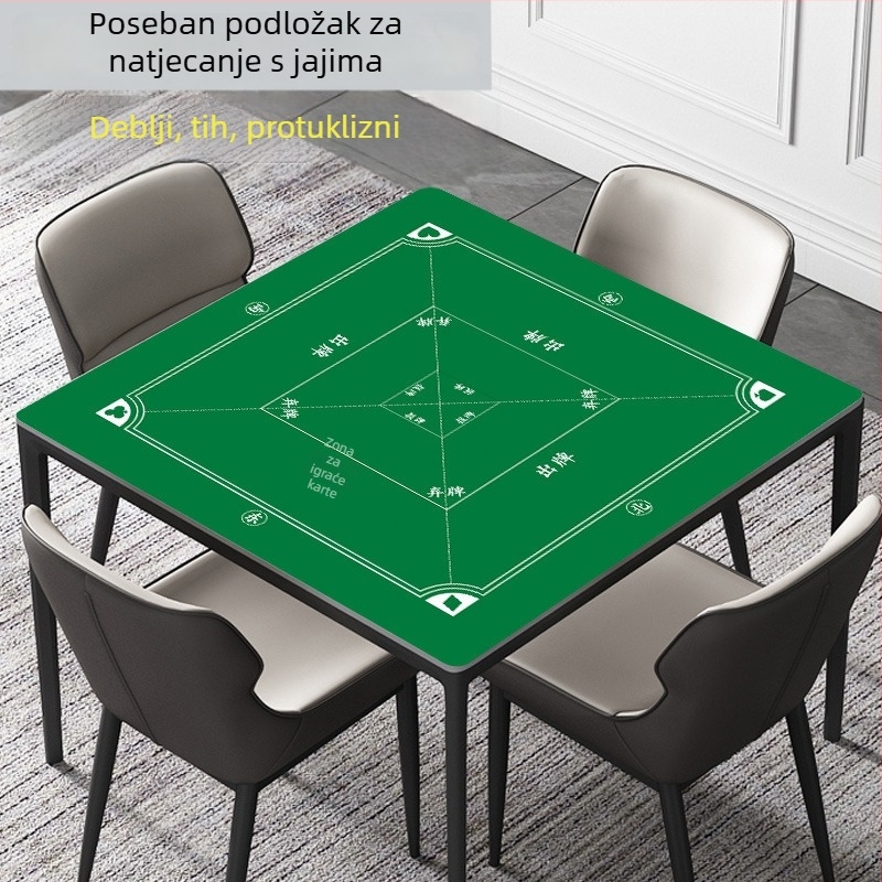 Podmetač za stol za razbijanje jaja — gumena podloga, jednostrana, tisak toplinskim prijenosom, moguć logo, OEM/prilagodba