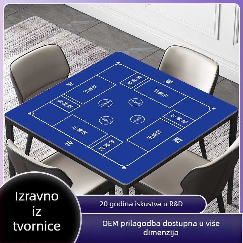 Podmetač za stol za razbijanje jaja — gumena podloga, jednostrana, tisak toplinskim prijenosom, moguć logo, OEM/prilagodba