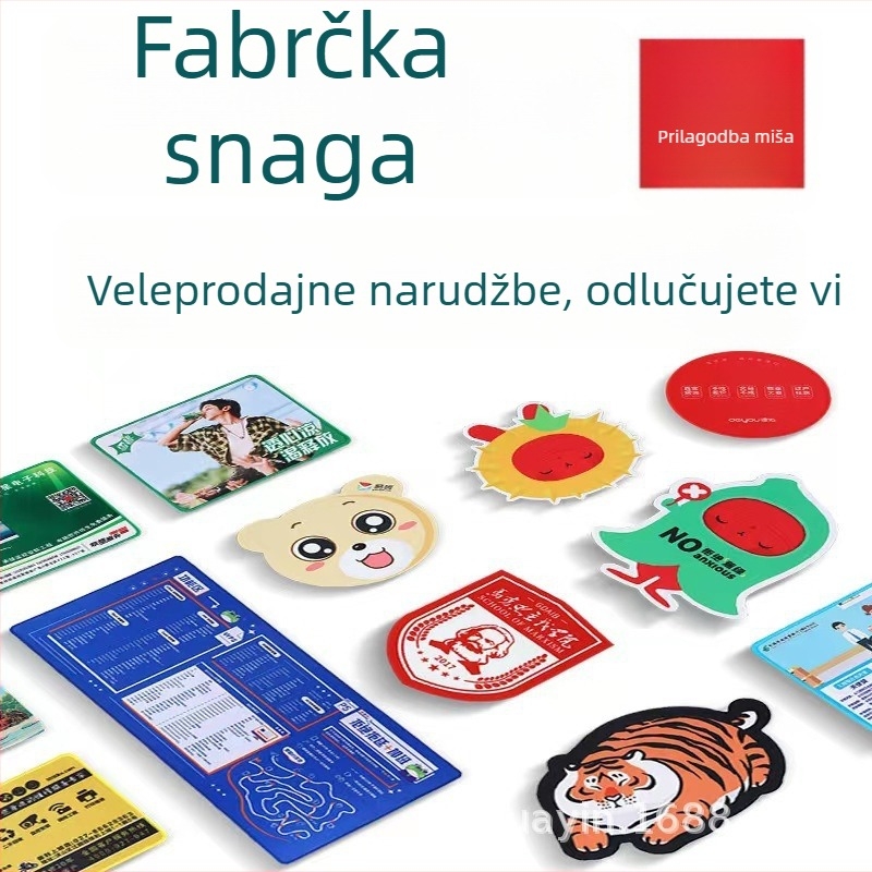 Radna podloga za stol od prirodne gume, protuklizna, prijenos topline (termotransfer), mogućnost ispisa logotipa, prilagodljivo