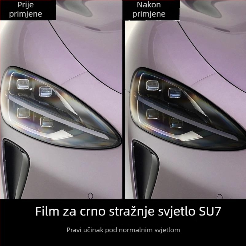 TPU film za svjetla i stražnja svjetla za Xiaomi SU7-Ultre, s kontrolom promjene boje putem svjetla