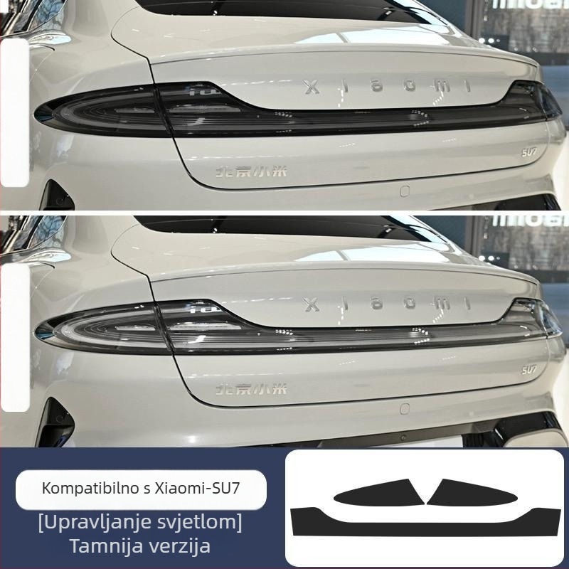 TPU film za svjetla i stražnja svjetla za Xiaomi SU7-Ultre, s kontrolom promjene boje putem svjetla