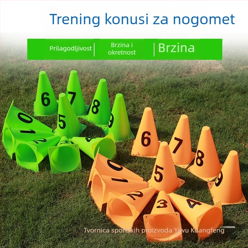 Nogometne trenažne pomagala – PE prepreke s digitalnim markerima, marka Neli, Zhejiang