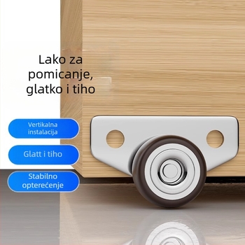 Namještajno kotačić s usmjerenim kretanjem, tih gumeni kotačić za tračnice; Brand The First Force; Materijal Regular; Stil Moderno i minimalističko