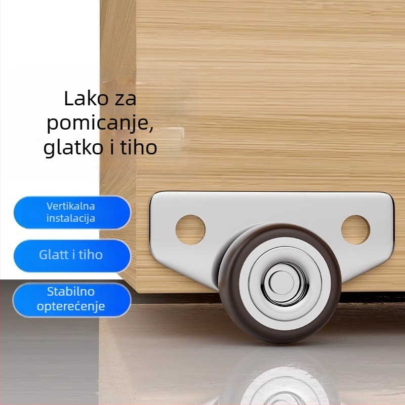 Namještajno kotačić s usmjerenim kretanjem, tih gumeni kotačić za tračnice; Brand The First Force; Materijal Regular; Stil Moderno i minimalističko