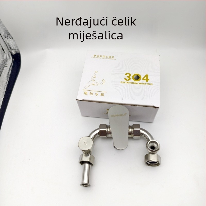 Tuš miješajući ventil, Model 7749, keramički jezgreni ventil, kontrola temperature 0–80°C, nazivni tlak 16, protok izlaza 10