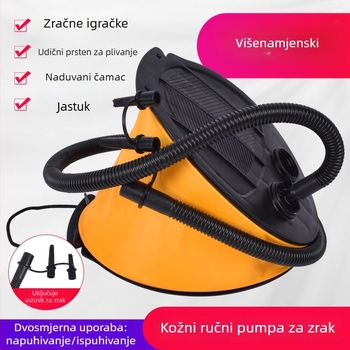 Kožna pedalna pumpa za napuhivanje – napuhuje napuhive krevete, balone, plivaće prstene i kajake