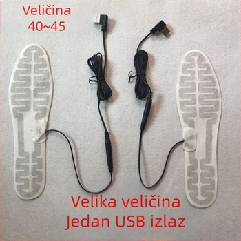5V USB grijani ulošak za obuće s grafenom i karbon filmom
