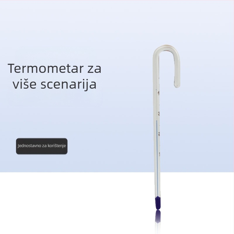 Akvarijski termometar – stakleni, kuka za montažu, potopni, mjerenje temperature