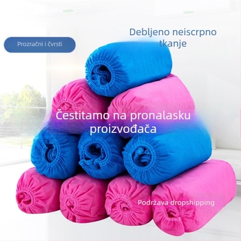 Jednokratne navlake za cipele, netkani materijal, uobičajena debljina, jednofarbni uzorak, za unutarnju uporabu, biološki razgradivo (materijal: netkani materijal; debljina: uobičajena; uzorak: jednofarbni; namjena: unutarnja uporaba; biološki razgradivo: 