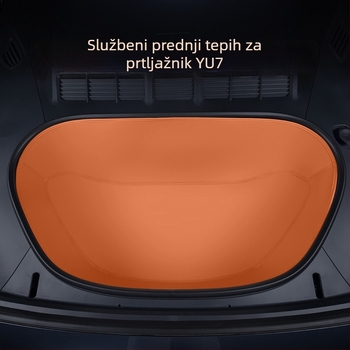 Prednja prostirka za prtljažnik za Xiaomi Yu7, potpuno obložena Nappa kožom (Materijal: TPE+XPE+protuklizni sloj; Kompatibilni modeli: namjenski pokrivanje vozila; Kvaliteta: Kvalificirani proizvod; Prilagođavanje: Da)