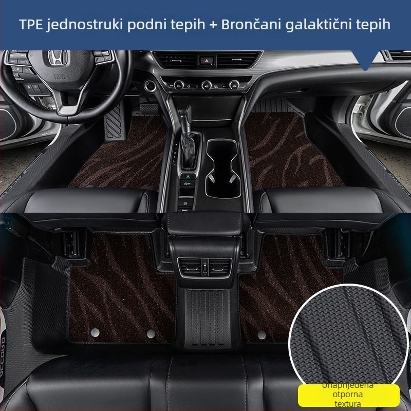 Xpeng P7, G6, G7, G9 i Mona+M03 TPE potpuno pokrivene automobilske podne prostirke, za pet sjedala, prilagodljivo, bez logotipa