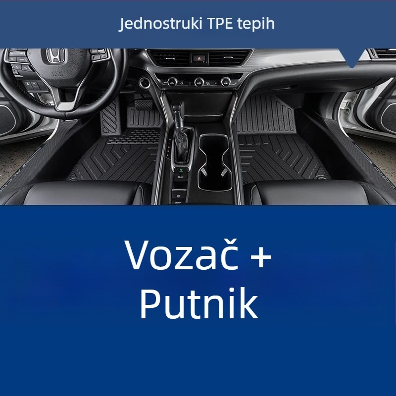 Xpeng P7, G6, G7, G9 i Mona+M03 TPE potpuno pokrivene automobilske podne prostirke, za pet sjedala, prilagodljivo, bez logotipa