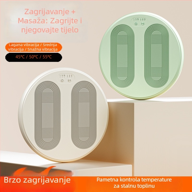 Grijač za stopala s masažnom vibracijom, USB napajanje i napajanje iz mreže, mehanički način rada, model H02_