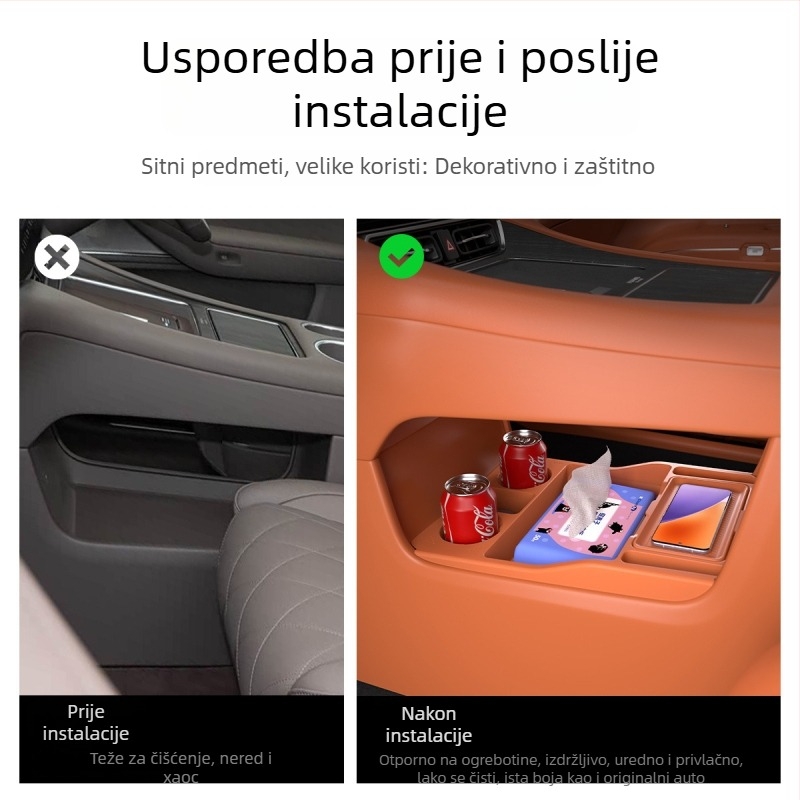 Silikonska ladica za srednju konzolu Wenjie M7/M8 – Whale, nije prilagodljiva