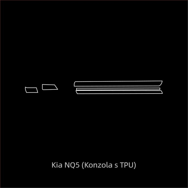 Unutarnja zaštitna folija za navigacijski zaslon i središnju ploču - PET, otporna na visoke i niske temperature, pozicija: središnja kontrola, univerzalna primjena