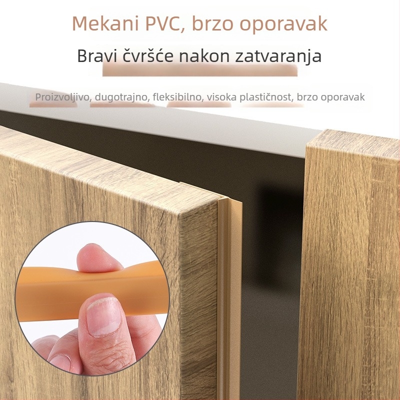 Zaptivna traka za vrata ormarića, otporna na prašinu, model CX-CZ-YH, Strength marka, za vrata, moderni minimalistički stil