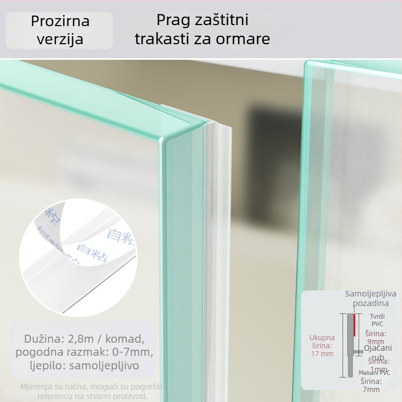 Zaptivna traka za vrata ormarića, otporna na prašinu, model CX-CZ-YH, Strength marka, za vrata, moderni minimalistički stil