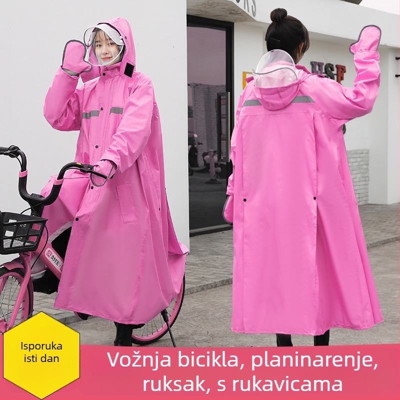 Pončo za planinarenje — tkanina Chunya Spinning, debljina tkanine 0.23, vodootporni sloj PVC ljepilo, mogućnost tiska loga i prilagodbe