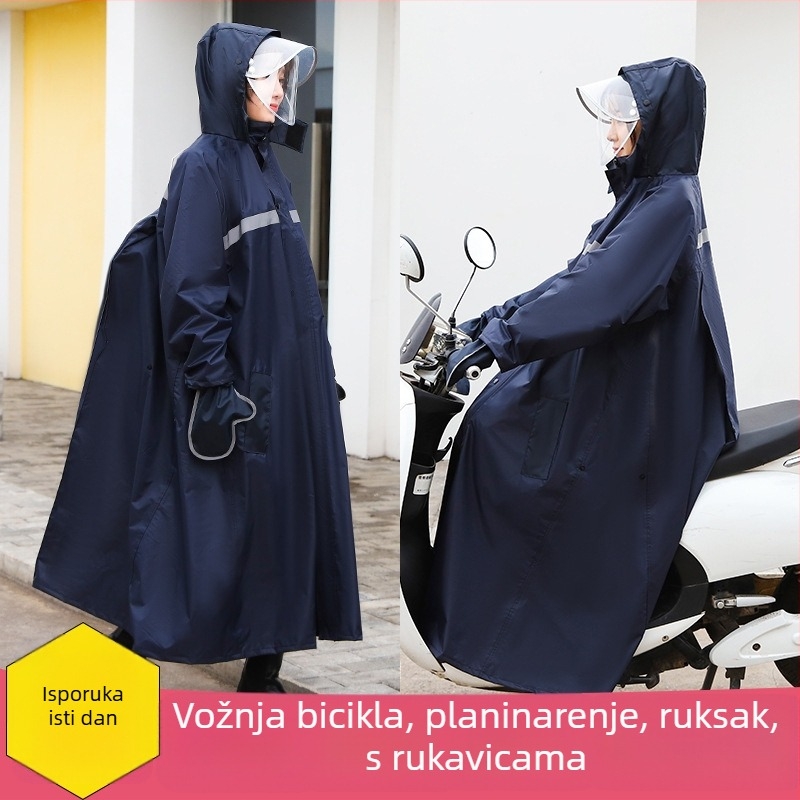 Pončo za planinarenje — tkanina Chunya Spinning, debljina tkanine 0.23, vodootporni sloj PVC ljepilo, mogućnost tiska loga i prilagodbe