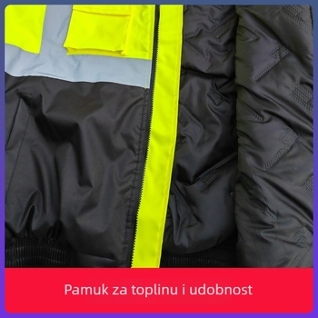 Kišono pončo s pamukovim podstavom i reflektirajućim trakama (Oxford tkanina; debljina tkanine 0.23; PU vodootporni sloj; za odrasle)