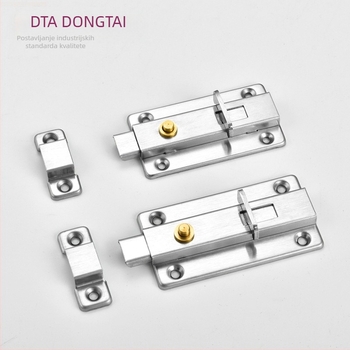 Butterfly bolt latch — 201 nehrđajući čelik, elektroplatinski završetak, model Latch, marka DTA Dongtai